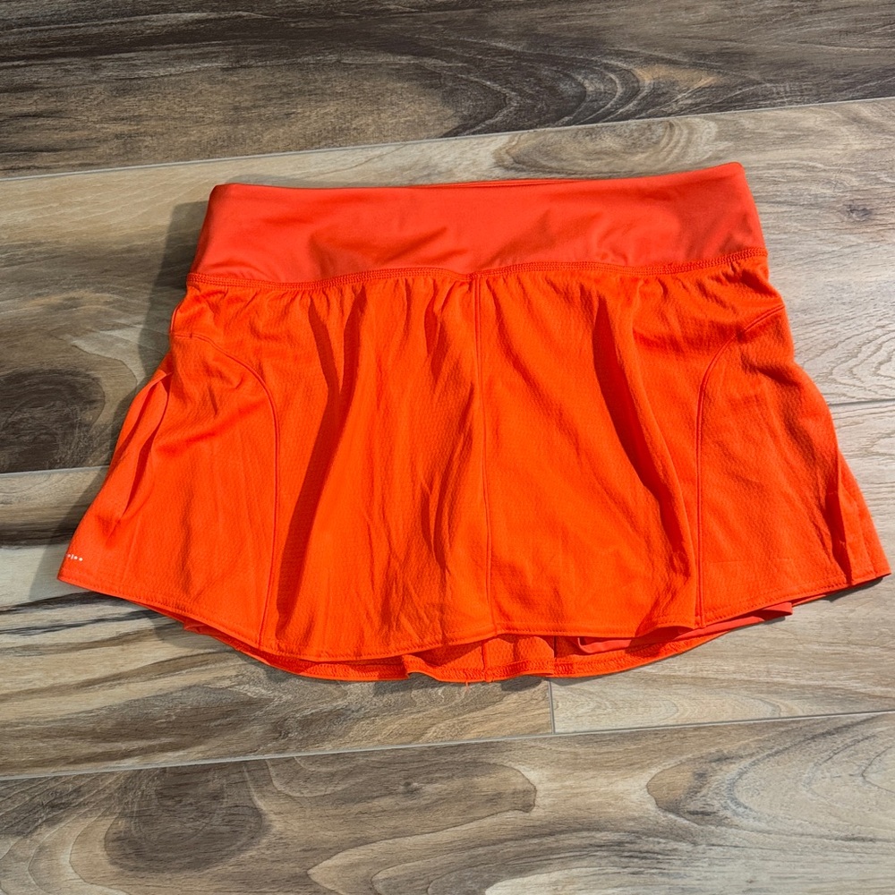 Adidas Women’s Tennis Skort Size Large – Gently Used, Vibrant Orange